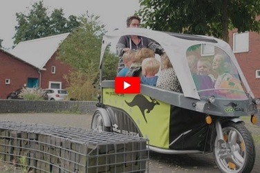 Watch the product video of GoCab bicycle cab Watch the product video of GoCab bicycle cab