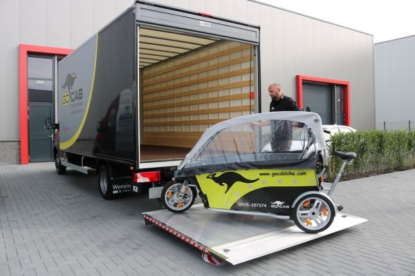 Demo aanvragen van de GoCab fietstaxi