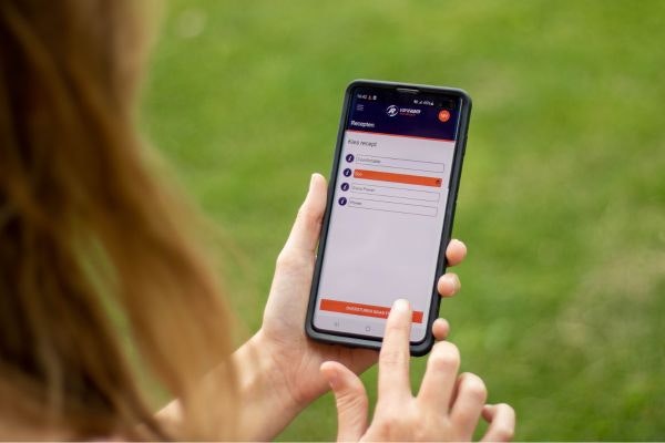 Van Raam GoCab bicycle taxi E-Bike App Van Raam GoCab bicycle taxi E-Bike App